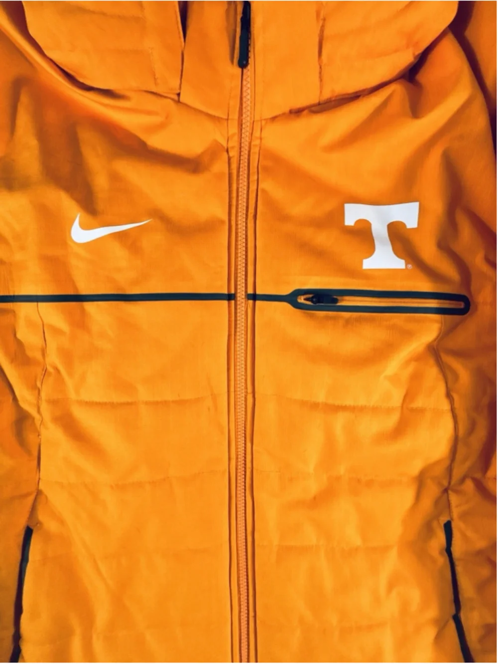 Nike Tennessee Vols Jacket Mens Orange Full Zip Hooded NCAA 33843X-TN1 XXL
